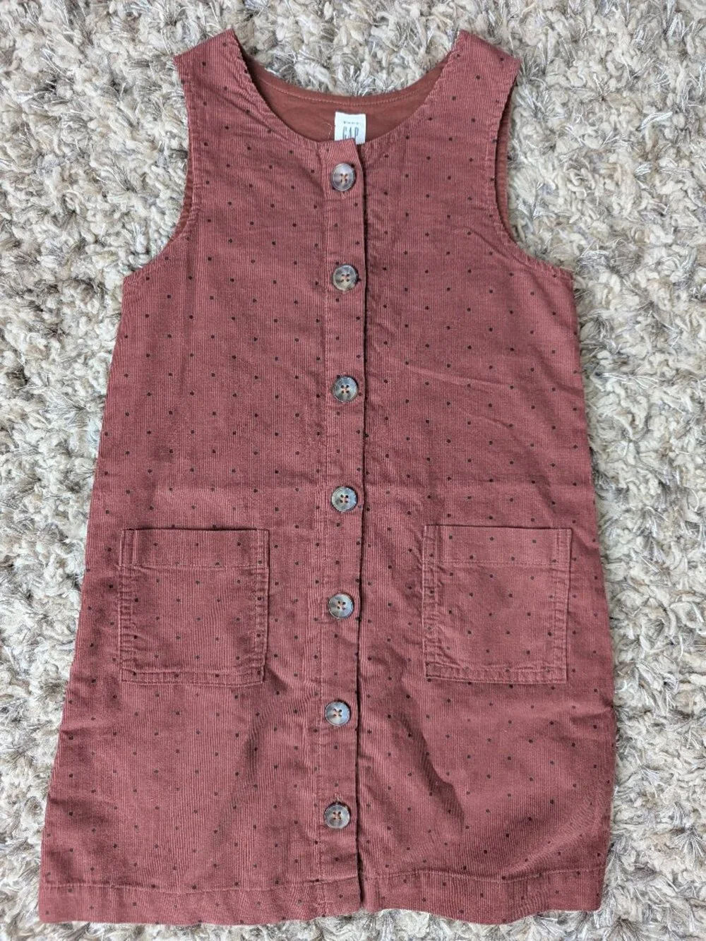 Gap Kids corduroy button-down dress
